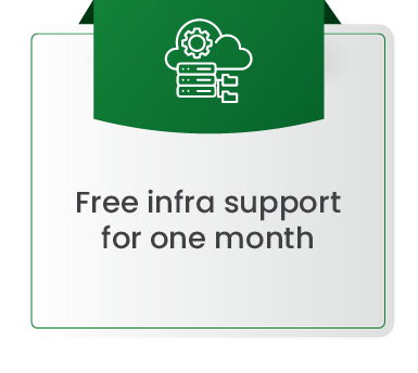 Free Infra Support For one Month