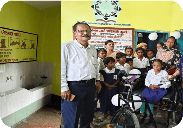 New WASH sanitation block Inauguration at Uluberia, West Bengal