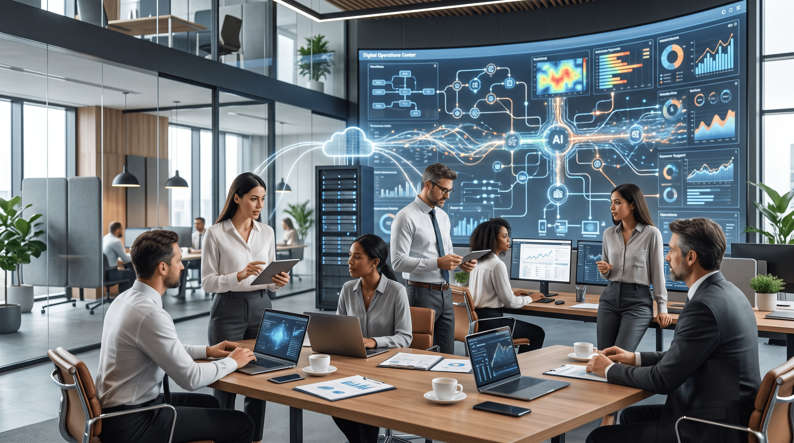 AI automation services powering AI business process automation for enterprises